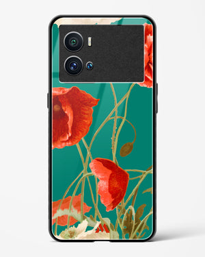 Vintage Poppy Field Glass Case Phone Cover (Vivo)