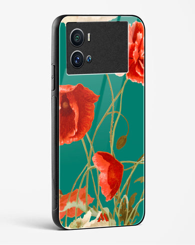 Vintage Poppy Field Glass Case Phone Cover (Vivo)