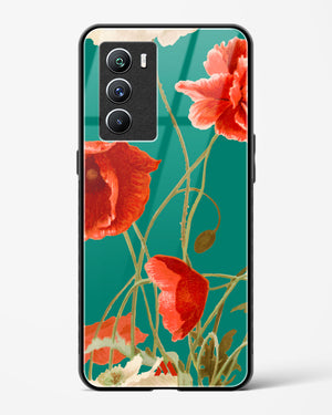 Vintage Poppy Field Glass Case Phone Cover (Vivo)
