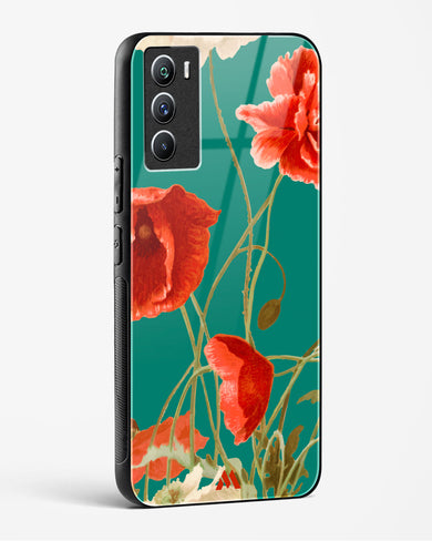 Vintage Poppy Field Glass Case Phone Cover (Vivo)