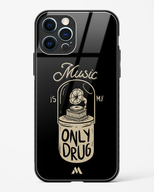 Music the Only Drug Glass Case Phone Cover-(Apple)