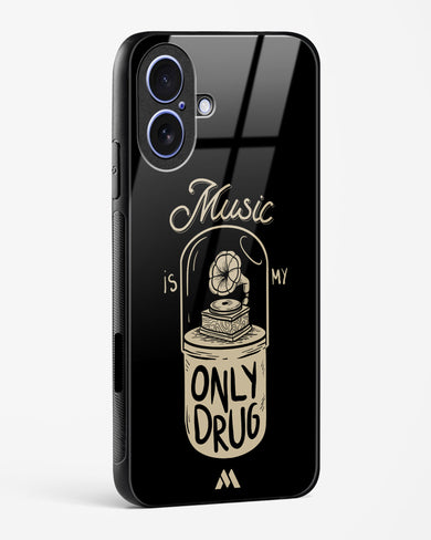 Music the Only Drug Glass Case Phone Cover (Apple)