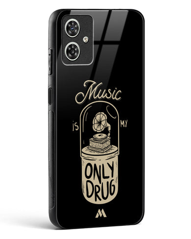 Music the Only Drug Glass Case Phone Cover-(Motorola)