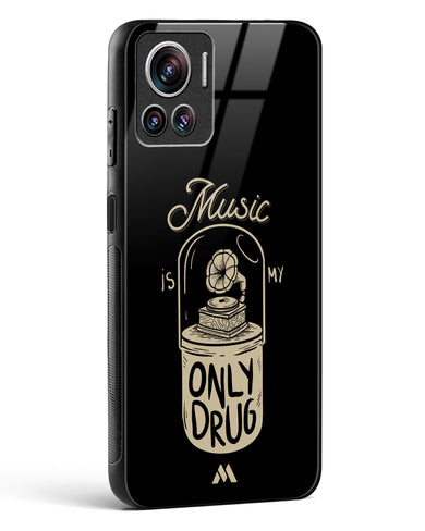 Music the Only Drug Glass Case Phone Cover (Motorola)