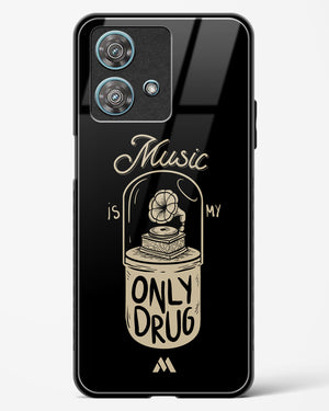 Music the Only Drug Glass Case Phone Cover-(Motorola)