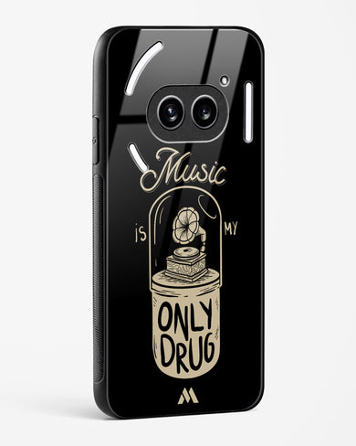 Music the Only Drug Glass Case Phone Cover (Nothing)
