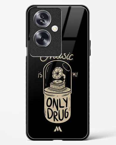 Music the Only Drug Glass Case Phone Cover (Oppo)