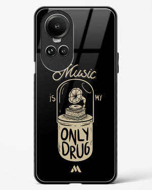Music the Only Drug Glass Case Phone Cover (Oppo)
