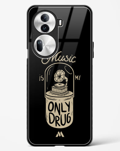 Music the Only Drug Glass Case Phone Cover (Oppo)