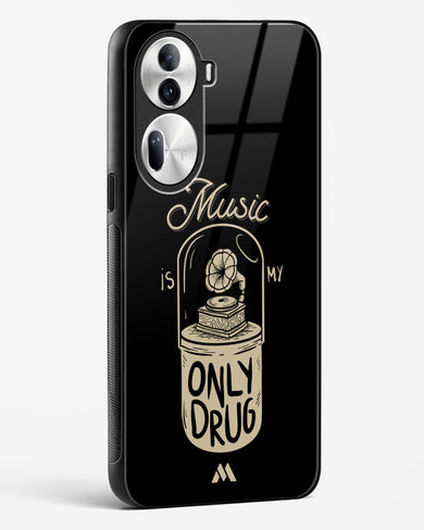 Music the Only Drug Glass Case Phone Cover (Oppo)