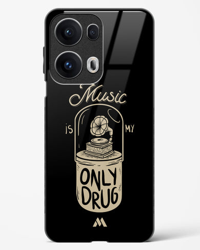 Music the Only Drug Glass Case Phone Cover (Oppo)