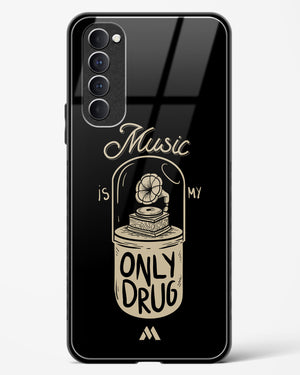 Music the Only Drug Glass Case Phone Cover (Oppo)