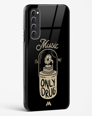 Music the Only Drug Glass Case Phone Cover (Oppo)