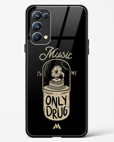 Music the Only Drug Glass Case Phone Cover (Oppo)