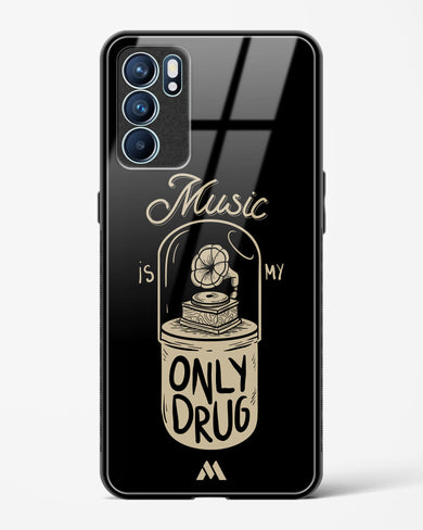 Music the Only Drug Glass Case Phone Cover (Oppo)