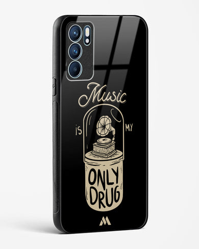 Music the Only Drug Glass Case Phone Cover (Oppo)