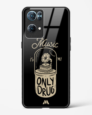 Music the Only Drug Glass Case Phone Cover (Oppo)