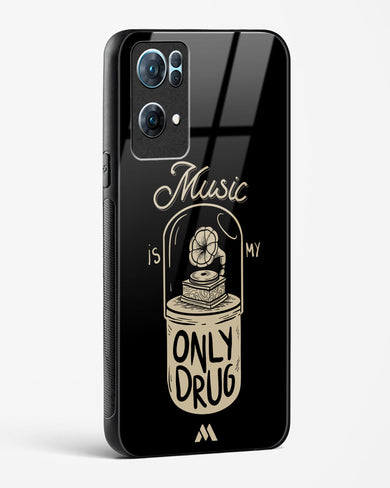 Music the Only Drug Glass Case Phone Cover (Oppo)