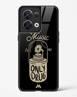 Music the Only Drug Glass Case Phone Cover (Oppo)