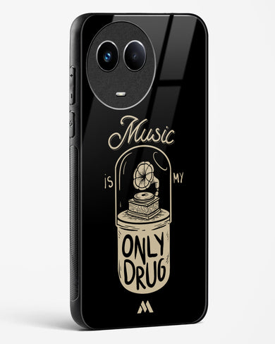 Music the Only Drug Glass Case Phone Cover-(Realme)