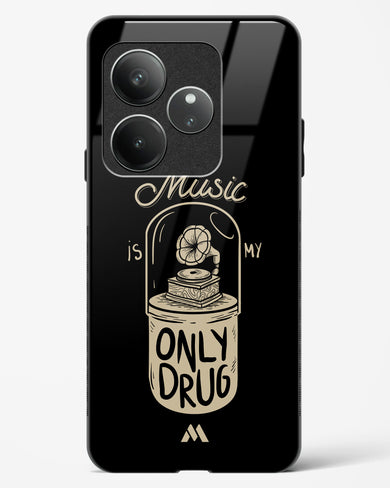 Music the Only Drug Glass Case Phone Cover (Realme)