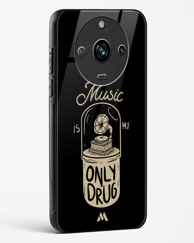 Music the Only Drug Glass Case Phone Cover-(Realme)