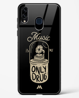 Music the Only Drug Glass Case Phone Cover-(Samsung)