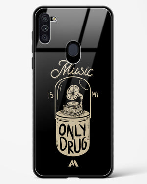 Music the Only Drug Glass Case Phone Cover-(Samsung)