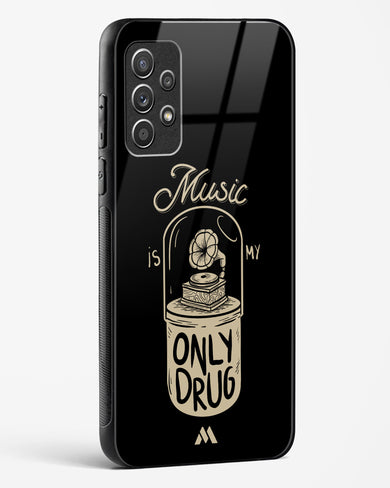 Music the Only Drug Glass Case Phone Cover-(Samsung)