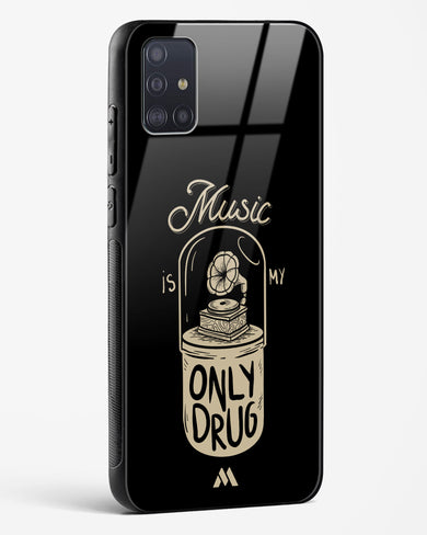 Music the Only Drug Glass Case Phone Cover-(Samsung)