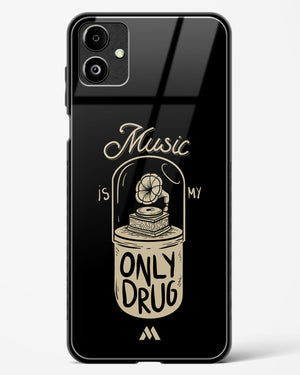 Music the Only Drug Glass Case Phone Cover-(Samsung)