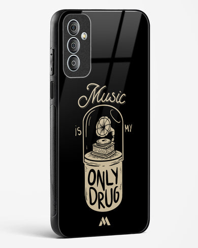 Music the Only Drug Glass Case Phone Cover-(Samsung)