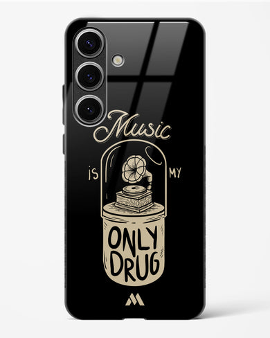 Music the Only Drug Glass Case Phone Cover-(Samsung)