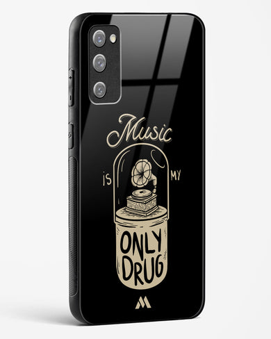 Music the Only Drug Glass Case Phone Cover-(Samsung)