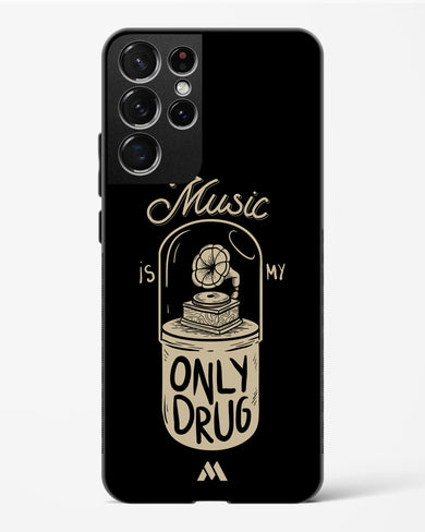 Music the Only Drug Glass Case Phone Cover-(Samsung)