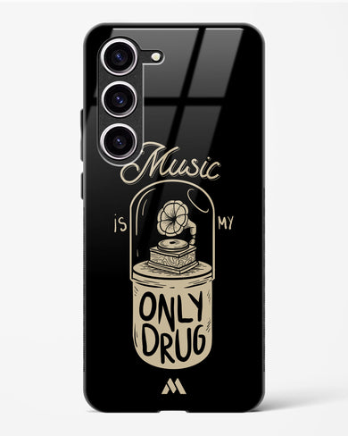 Music the Only Drug Glass Case Phone Cover (Samsung)
