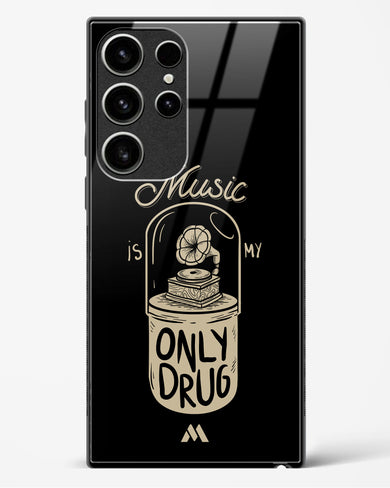 Music the Only Drug Glass Case Phone Cover-(Samsung)