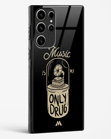 Music the Only Drug Glass Case Phone Cover-(Samsung)