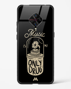 Music the Only Drug Glass Case Phone Cover (Vivo)