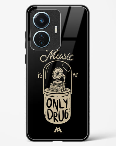 Music the Only Drug Glass Case Phone Cover (Vivo)