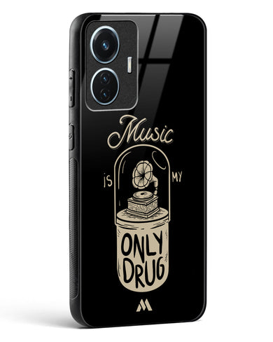 Music the Only Drug Glass Case Phone Cover (Vivo)