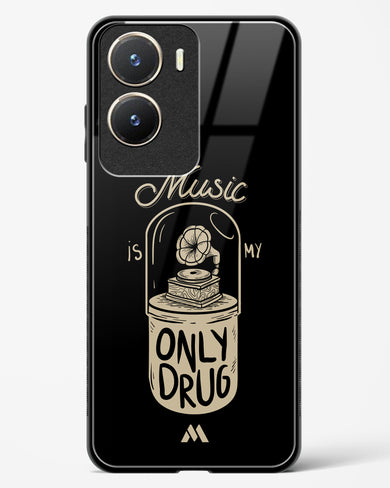 Music the Only Drug Glass Case Phone Cover-(Vivo)