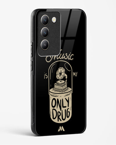 Music the Only Drug Glass Case Phone Cover (Vivo)