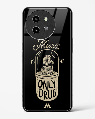 Music the Only Drug Glass Case Phone Cover (Vivo)