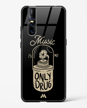 Music the Only Drug Glass Case Phone Cover (Vivo)