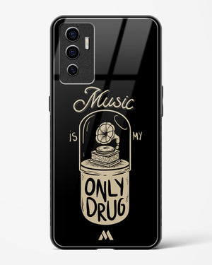 Music the Only Drug Glass Case Phone Cover-(Vivo)