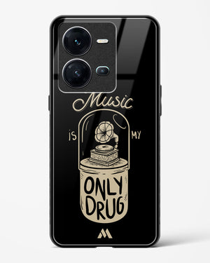 Music the Only Drug Glass Case Phone Cover (Vivo)