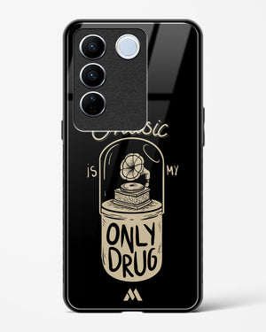 Music the Only Drug Glass Case Phone Cover (Vivo)