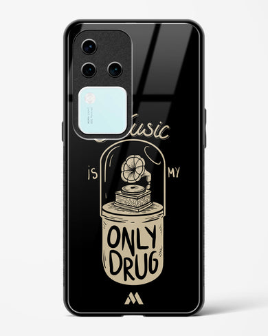 Music the Only Drug Glass Case Phone Cover (Vivo)