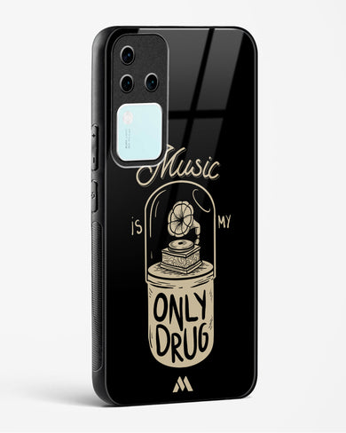Music the Only Drug Glass Case Phone Cover (Vivo)